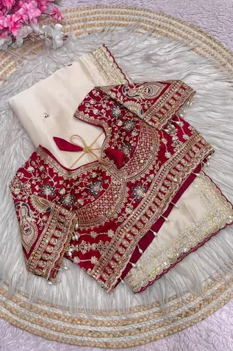 Off White Color C -pallu sequence  coding embroidery work with  Sequence Butti Silk Blend Saree