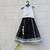 Silver black embroidered brocade lehenga set