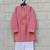 Peach pink cotton kurta pyjama