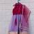 Rani pink lavender embroidered velvet lehenga set