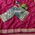 Rani Pink Color C -pallu sequence  coding embroidery work with  Sequence Butti Silk Blend Saree