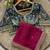 Rani Pink Color C -pallu sequence  coding embroidery work with  Sequence Butti Silk Blend Saree