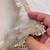 Off White Color weaving moti&gold lace border Silk Blend Saree