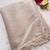 Off White Color weaving moti&gold lace border Silk Blend Saree