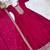 Women's Embroidery Work Vichitra SIlk Fabric Flared Anarkali Dupatta Set