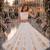 White silk blend Free Size Stitched Navratri Lehenga Choli with Gota Pattern & Mirror lace Work