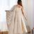 Women's Jacquard Work Jacquard Silk Fabric Flared Anarkali Pant and Dupatta Set