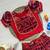 Wine silk blend  patola weaved zari border kids lehenga choli