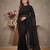 Pure Geogate  Black Color With Original Black Beeds Work with Saree With Blouse Set