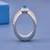 Vintage Blue Opal Gemstone Silver Ring with Cubic Zirconia Accents for Women Elegant Statement Jewelry