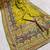 Parrot green pashmina paithani silk saree with beautifully multicolor border and pallu