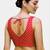 Rani brocade sleeveless sweetheart neck readymade saree blouse