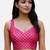 Rani brocade sleeveless sweetheart neck readymade saree blouse