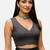 Black sleeveless v-neck striped cotton readymade saree blouse