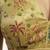 Golden warli art silk deep v neck sleeveless saree blouse