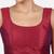 Magenta dupion silk sleeveless readymade saree blouse
