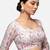White cotton deep neck full sleeves readymade blouse