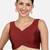 Maroon banglori silk sleeveless readymade saree blouse