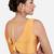 Mustard banglori silk sleeveless readymade saree blouse