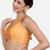 Mustard banglori silk sleeveless readymade saree blouse