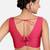 Rani pink banglori silk sleeveless readymade saree blouse