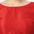 Silk high neck half sleeves red saree blouse readymade