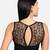 Designer high neck black dupion silk full net padded sleeveless readymade saree blouse
