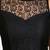 Designer high neck black dupion silk full net padded sleeveless readymade saree blouse