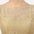 Designer high neck gold dupion silk full net padded sleeveless readymade saree blouse