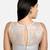 Designer high neck silver dupion silk full net padded sleeveless readymade saree blouse