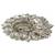 Pretty White Metal God Ganesha Silver Dia Idol 128