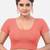 Gajri spandex short sleeves stretchable readymade saree blouse