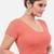 Gajri spandex short sleeves stretchable readymade saree blouse
