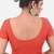 Red spandex short sleeves stretchable readymade saree blouse