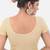 Gold spandex short sleeves stretchable readymade saree blouse