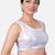 Sequence embellished stretchable round neck blouse