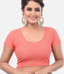 Gajri spandex short sleeves stretchable readymade saree blouse
