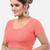 Gajri spandex short sleeves stretchable readymade saree blouse