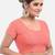 Gajri spandex short sleeves stretchable readymade saree blouse