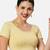 Gold short sleeves spandex princess cut stretchable readymade saree blouse