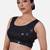 Sequin embellished stretchable round neck blouse