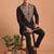  lachka fabric embroidery work kurta set for men