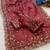 New Pure Fandi Satin SEQUENCE Work Maroon Color Saree With Blouse Set For Women's
