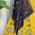 Women's Mustard Yellow Navratri Lehenga Choli with Black  Dupatta- Full stitched free size