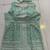 Green faux georgette sequins sharara set