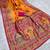 Yellow  pashmina paithani silk saree with beautifully multicolor border and pallu