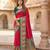 Pink pashmina paithani silk saree with beautifully multicolor border and pallu