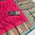 Pink pashmina paithani silk saree with beautifully multicolor border and pallu