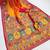 Yellow pashmina paithani silk saree with beautifully multicolor border and pallu