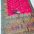 Pink pashmina paithani silk saree with beautifully multicolor border and pallu
